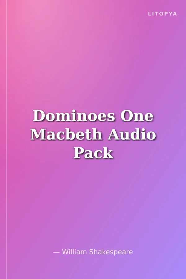 Dominoes One Macbeth Audio Pack