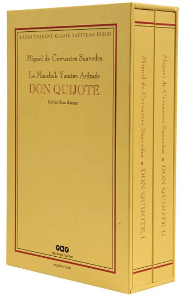 Don Quijote (2 Cilt Takım Kutulu) / La Mancha'lı Yaratıcı Asilzade