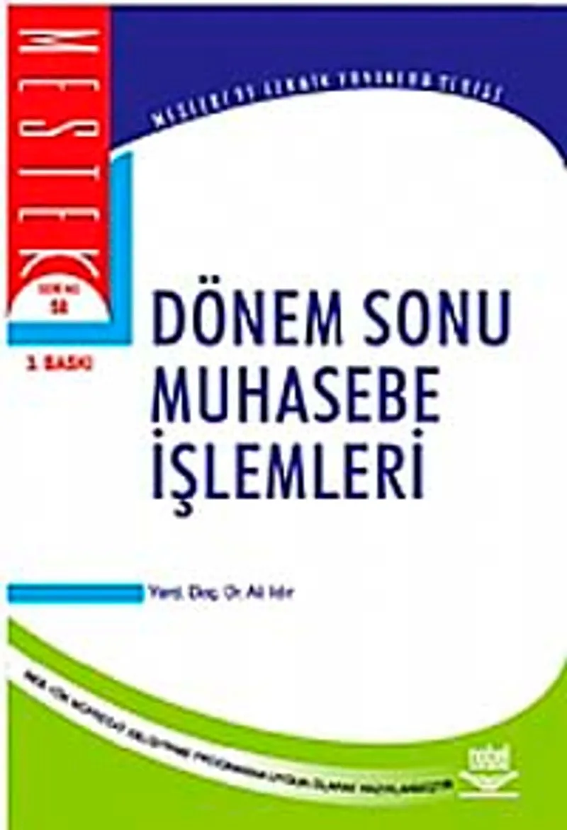 Dönem Sonu Muhasebe İşlemleri