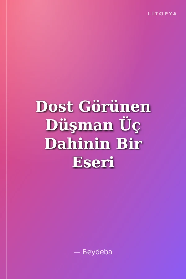 Dost Görünen Düşman Üç Dahinin Bir Eseri