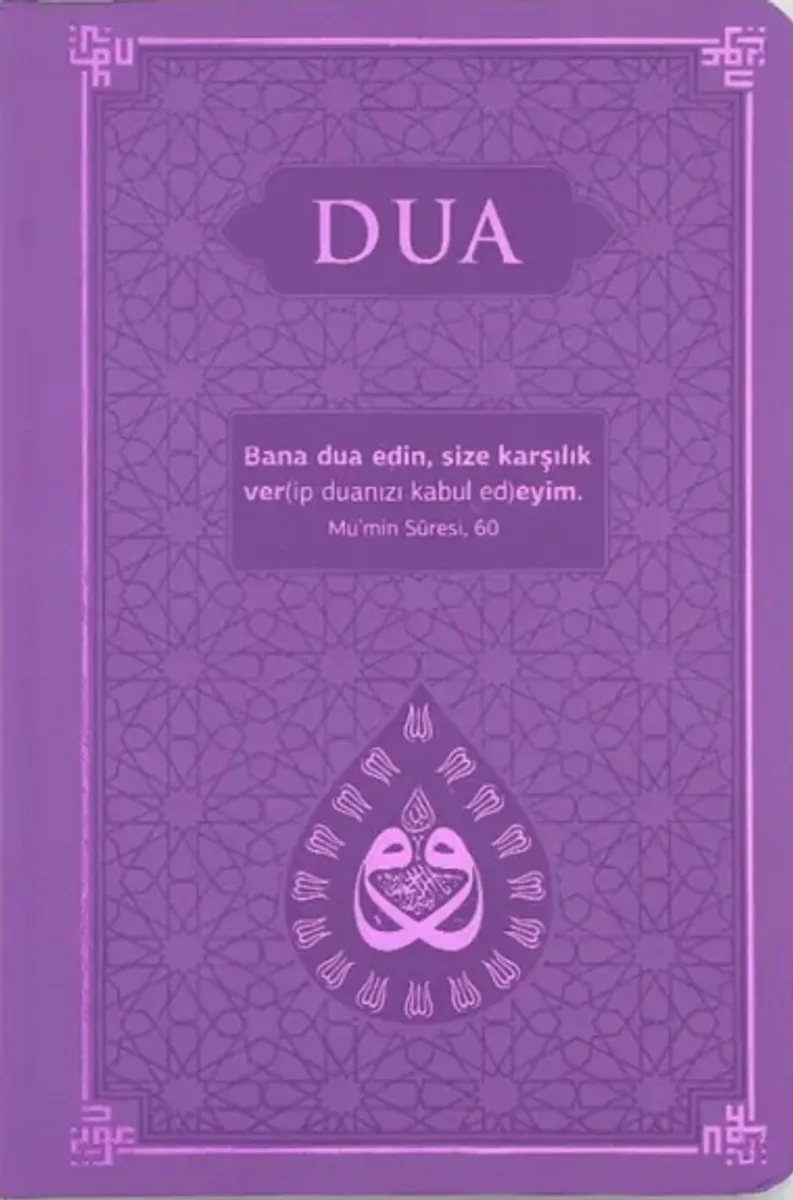 Dua (Evrad-ı Şerîfe) Büyük Boy Arapça-Türkçe - Termo Kapak - Lila