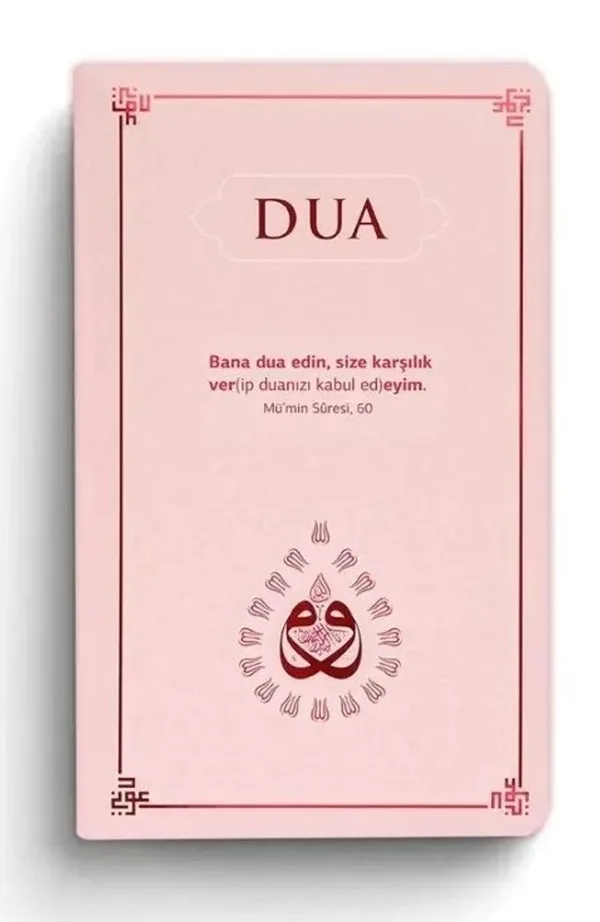 Dua - Evrad-ı Şerife (Cep Boy - Bordo Arapça+Türkçe)