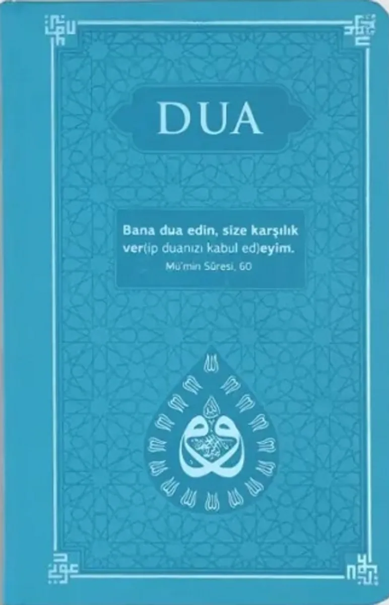 Dua (Evrad-ı Şerîfe) Orta Boy Arapça-Türkçe - Termo Kapak - Turkuaz