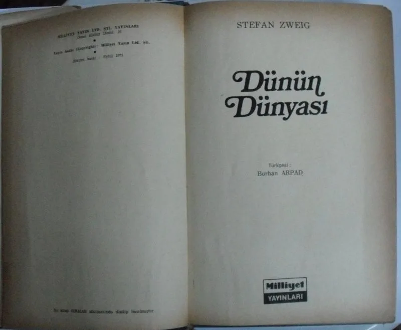 Dünün Dünyası (Kod: 6-H-26)