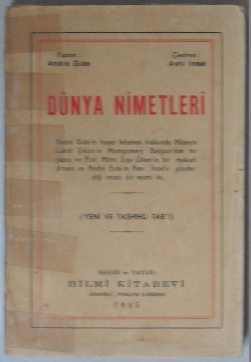 Dünya Nimetleri (Kod:3-E-22)