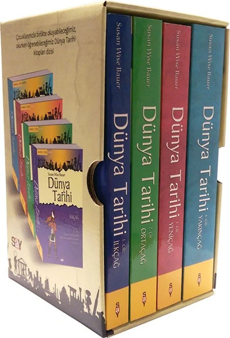 Dünya Tarihi 4 Cilt Takım (4 Kitap Bir Arada) İlkçağ-Ortaçağ-Yeniçağ-Yakınçağ