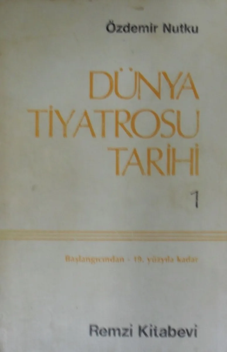Dünya Tiyatrosu Tarihi - 1 / 12-G-102