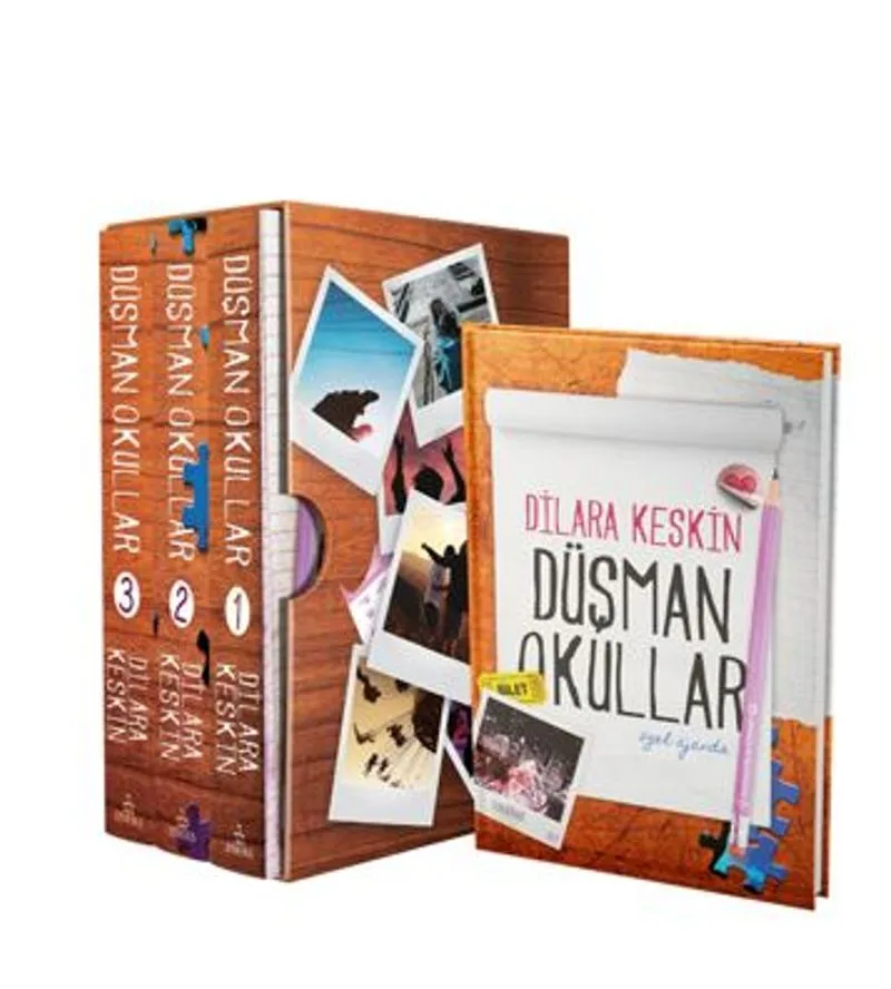 Düşman Okullar Seti (Karton Kapak) (3 Kitap)