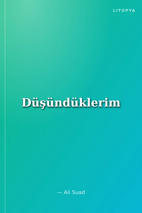 Düşündüklerim