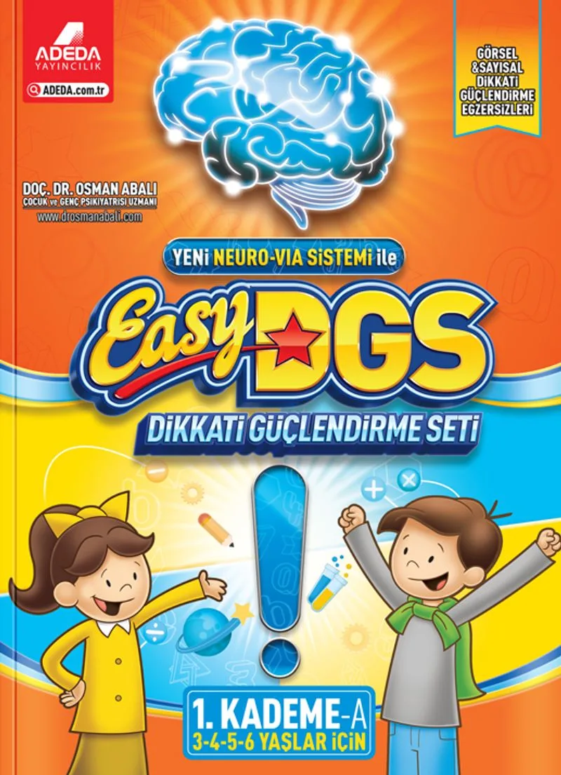 Easy Dikkati Güçlendirme Seti 1. Kademe 3-6 Yaş A