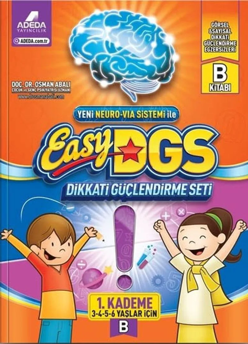 Easy Dikkati Güçlendirme Seti 1. Kademe 3-6 Yaş B