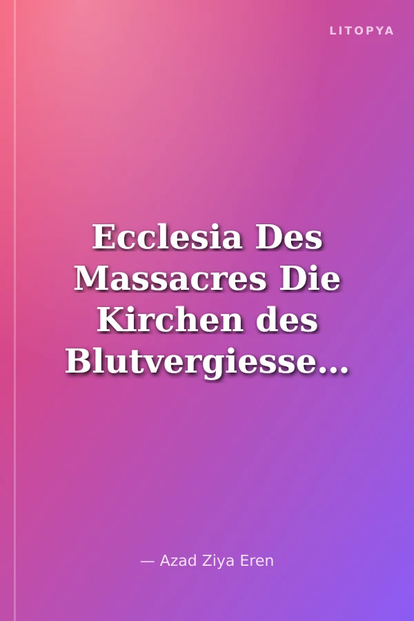 Ecclesia Des Massacres Die Kirchen des Blutvergiessens / Carnages Temple