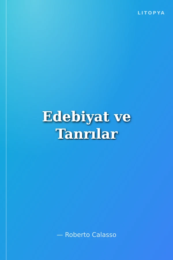 Edebiyat ve Tanrılar