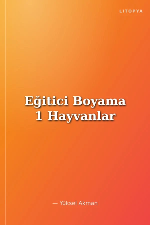 Eğitici Boyama 1 Hayvanlar