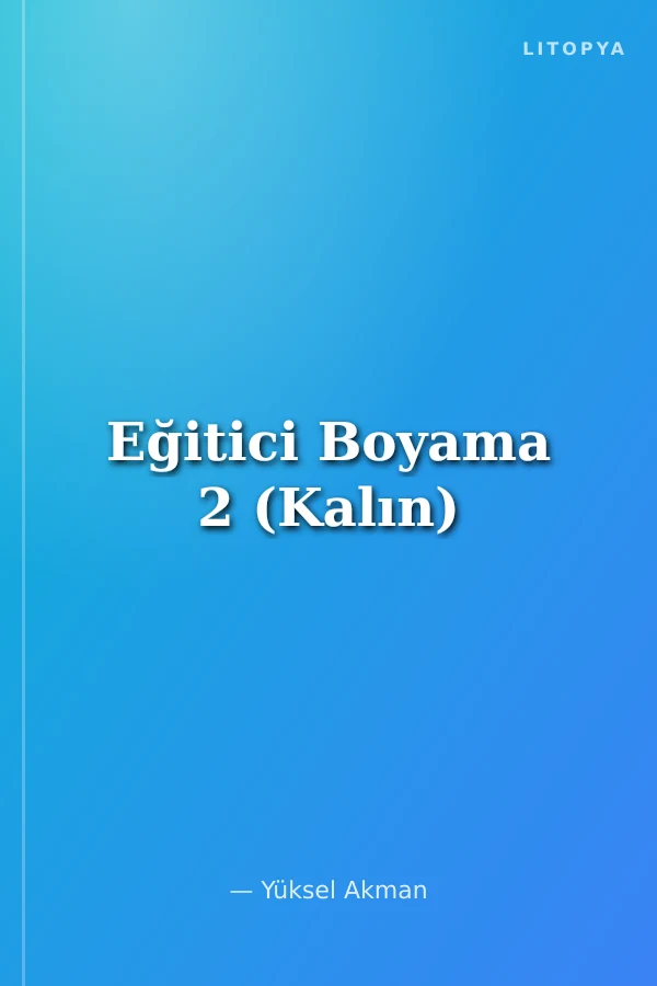 Eğitici Boyama 2 (Kalın)