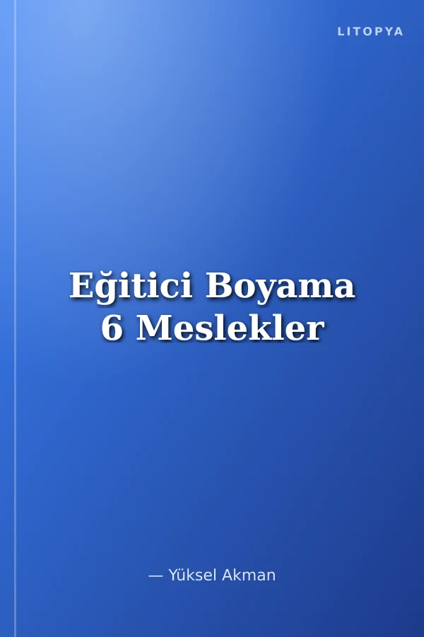 Eğitici Boyama 6 Meslekler