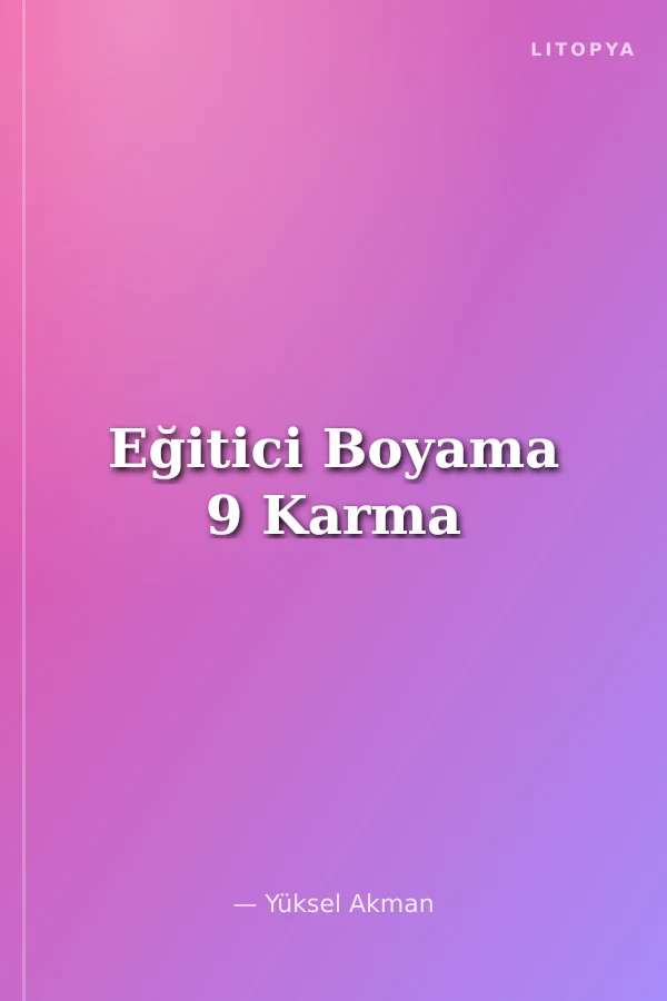 Eğitici Boyama 9 Karma