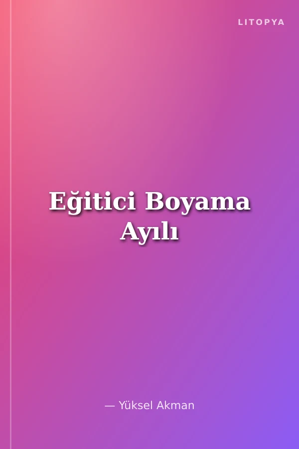 Eğitici Boyama Ayılı