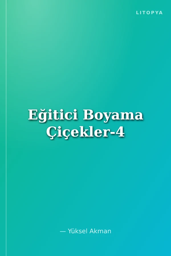 Eğitici Boyama Çiçekler-4