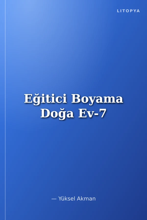 Eğitici Boyama Doğa Ev-7