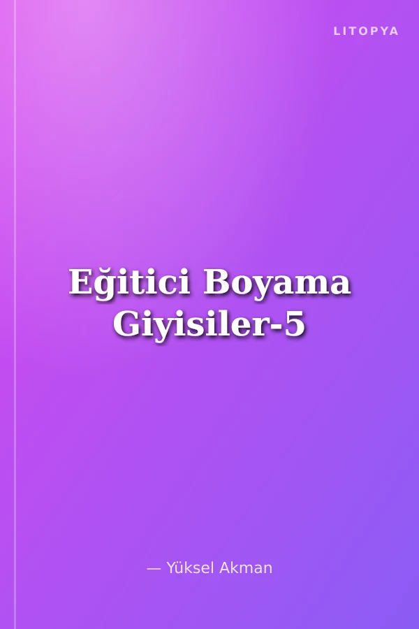 Eğitici Boyama Giyisiler-5