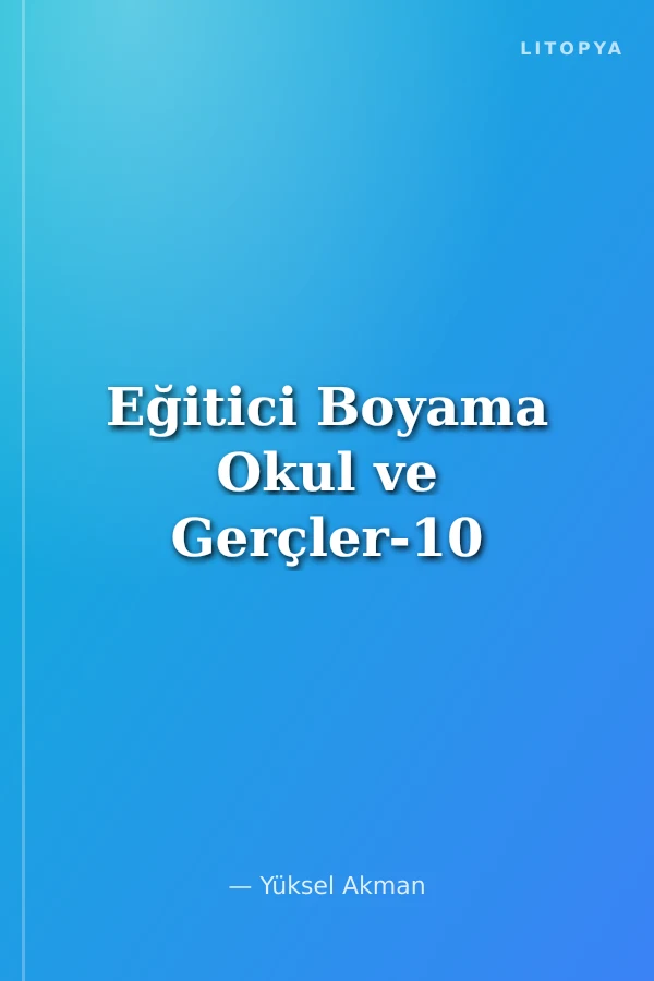 Eğitici Boyama Okul ve Gerçler-10