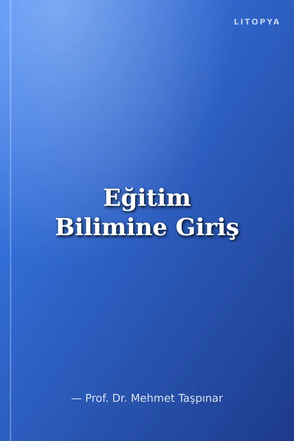 Eğitim Bilimine Giriş