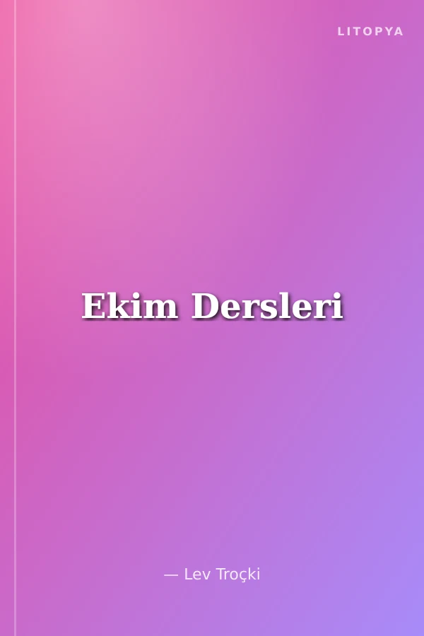 Ekim Dersleri