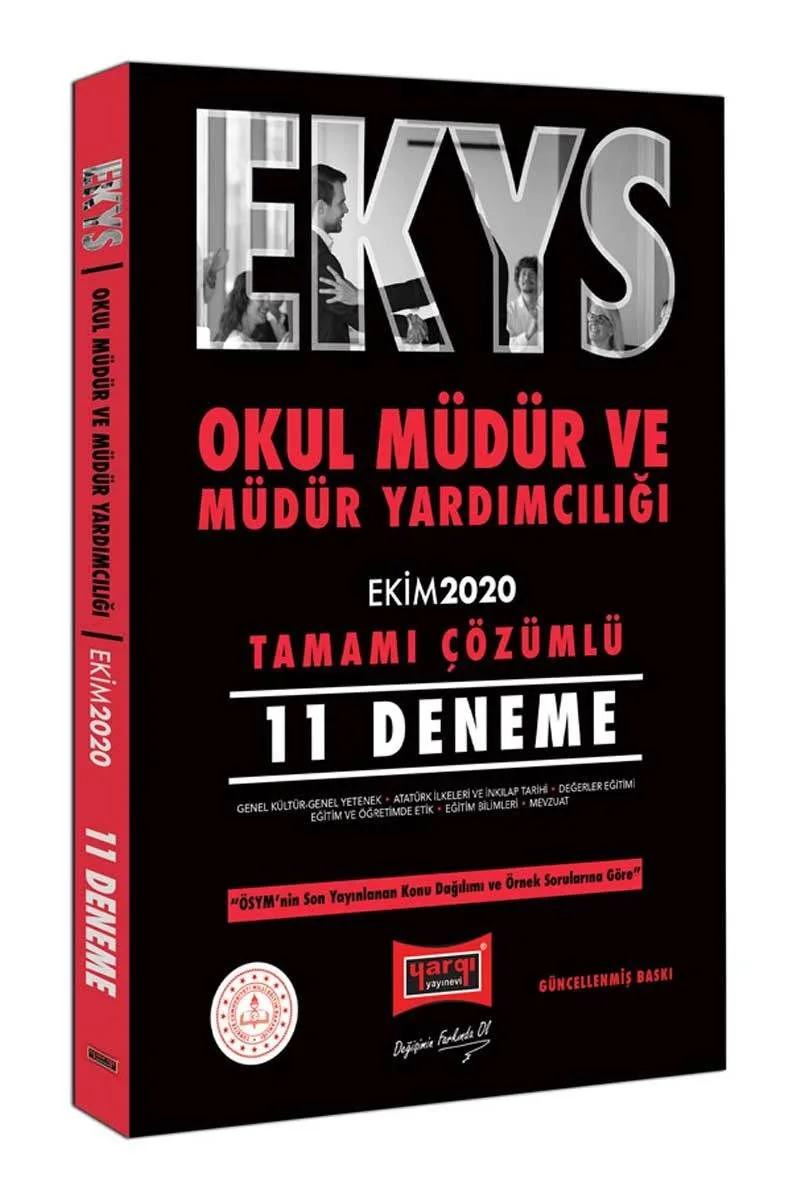 EKYS Okul Müdür ve Müdür Yardımcılığı Tamamı Çözümlü 11 Deneme Ekim 2020