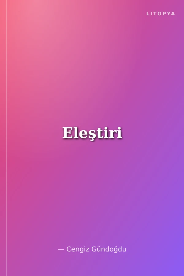 Eleştiri