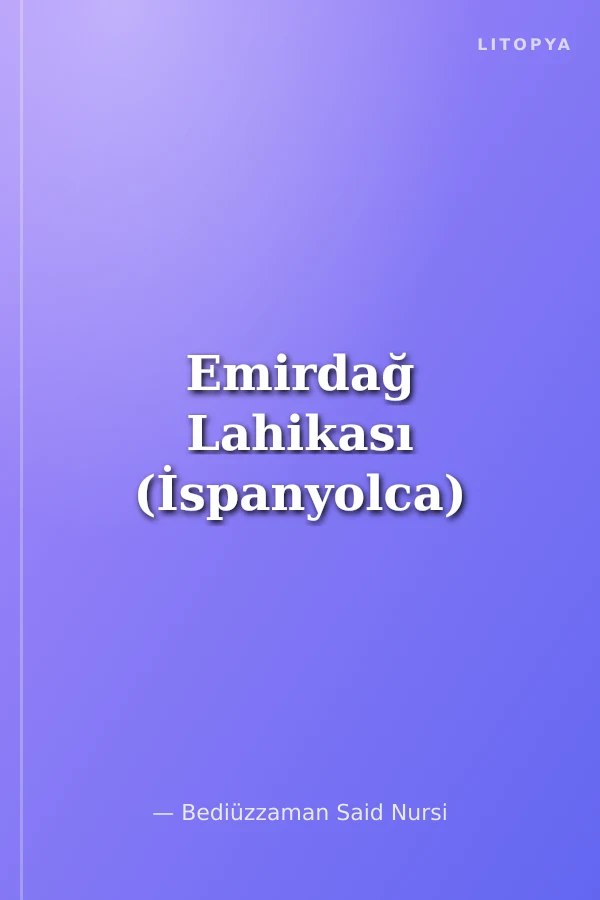 Emirdağ Lahikası (İspanyolca)