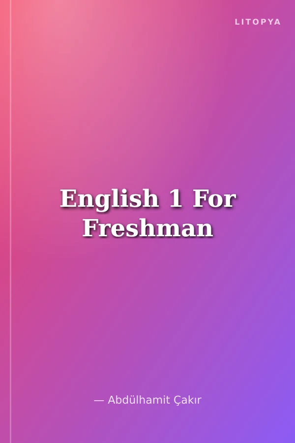 English 1 For Freshman