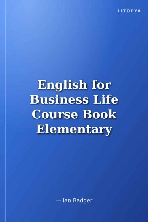 English for Business Life Course Book Elementary Level