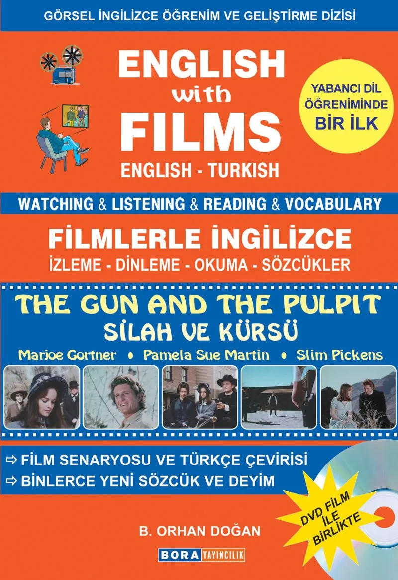 English With Films The Gun And The Pulpit -Filmlerle İngilizce -Silah ve Kürsü Watching Listening Reading Vocabulary English-Turkish