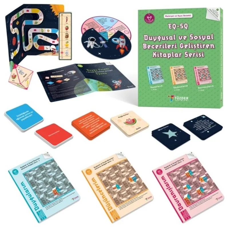 EQ-SQ Duygusal Ve Sosyal Becerileri Geliştiren Kitaplar Seti (4-7 Yaş)