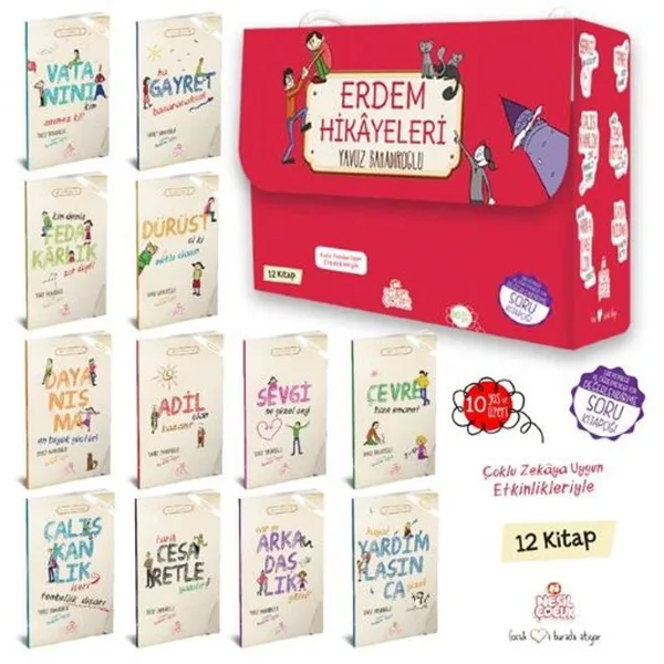 Erdem Hikayeleri Seti (12 Kitap)