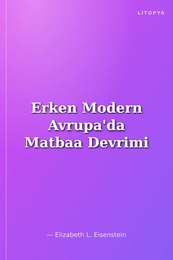 Erken Modern Avrupa'da Matbaa Devrimi