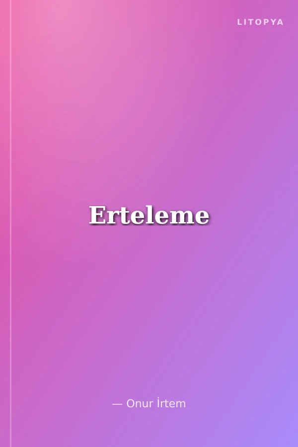 Erteleme