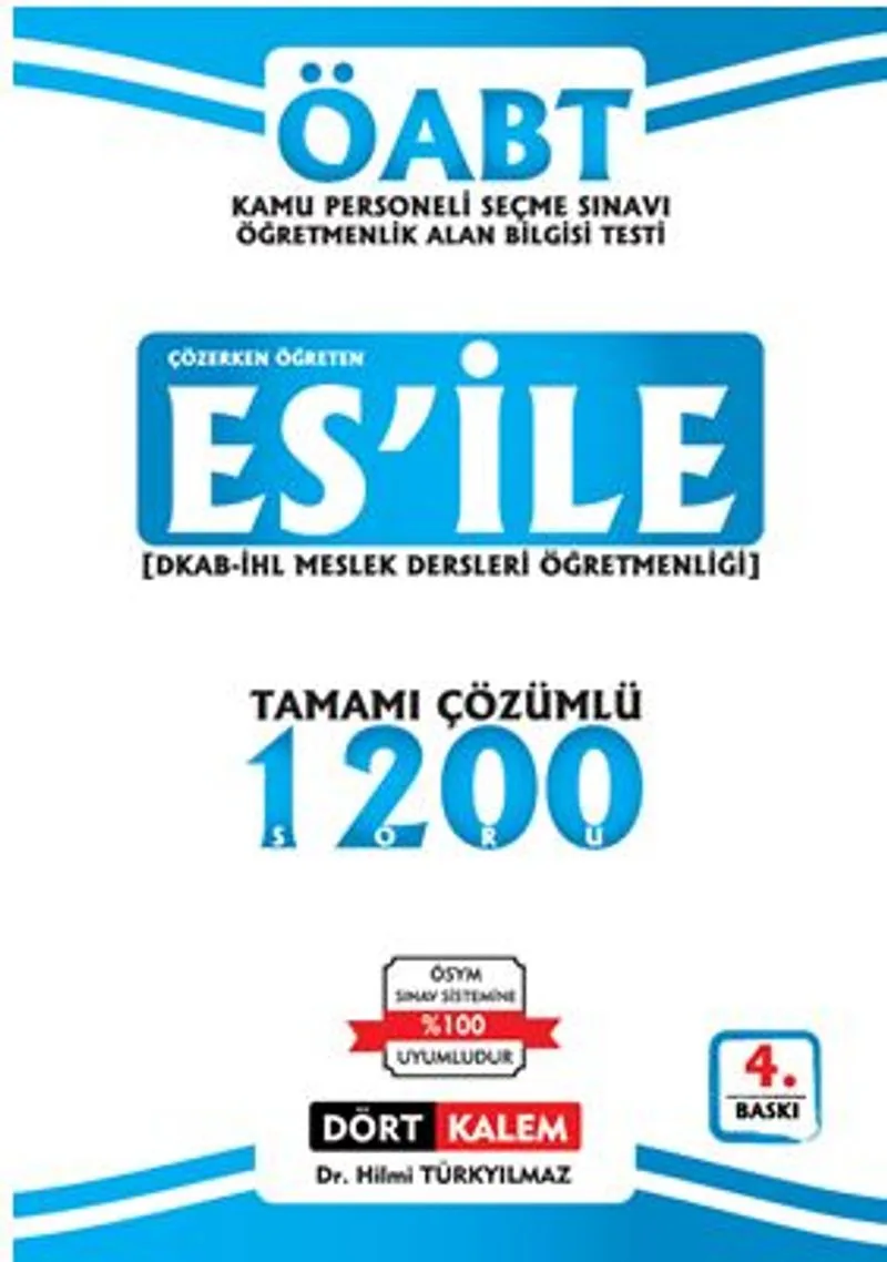 Es'ile ÖABT Tamamı Çözümlü Soru Bankası