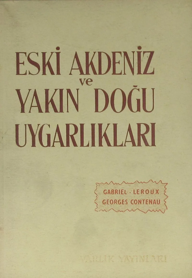 Eski Akdeniz ve Yakın Doğu Uygarlıkları (1-E-44)