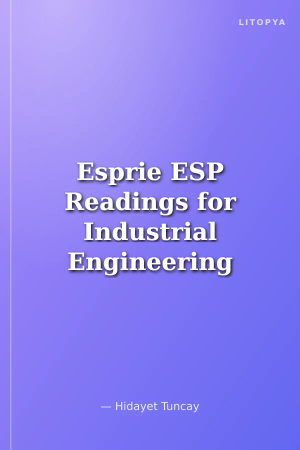 Esprie ESP Readings for Industrial Engineering