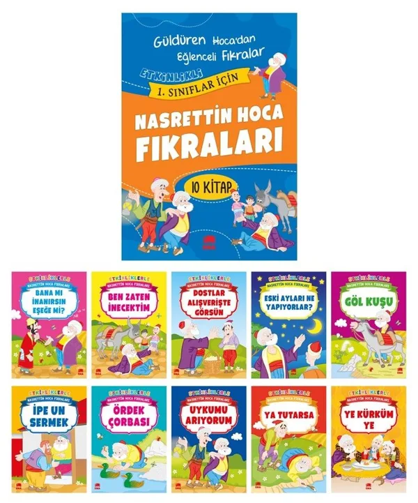 Etkinliklerle Nasrettin Hoca Fıkraları (10 Kitap)