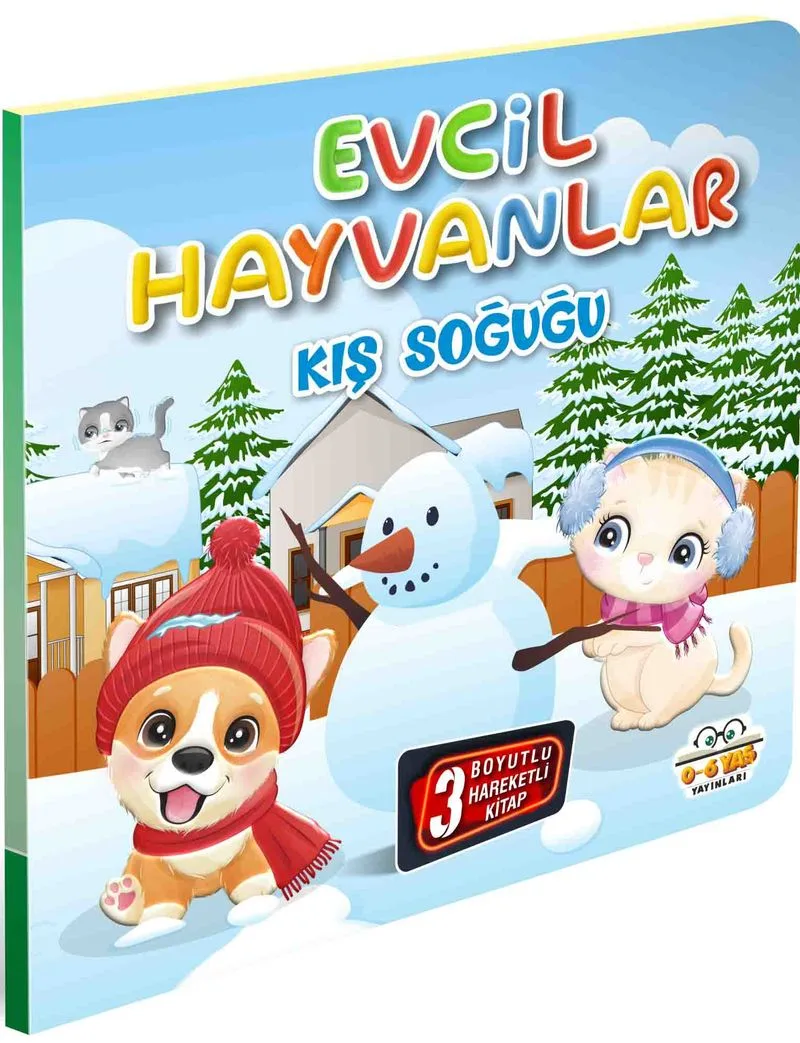 Evcil Hayvanlar - Kış Soğuğu / Hareketli Kitaplar Serisi