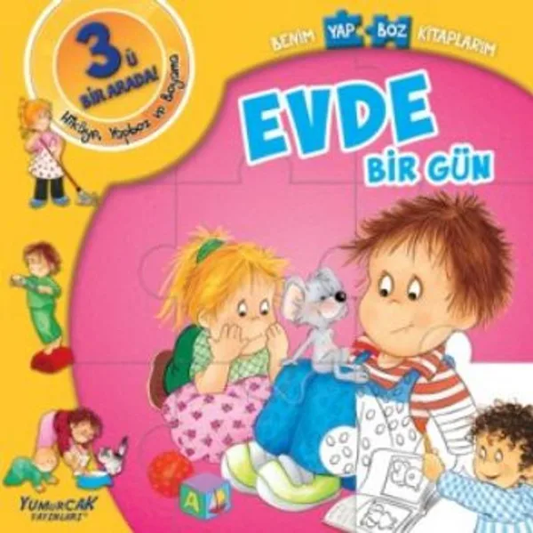 Evde Bir Gün / Benim Yapboz Kitaplarım