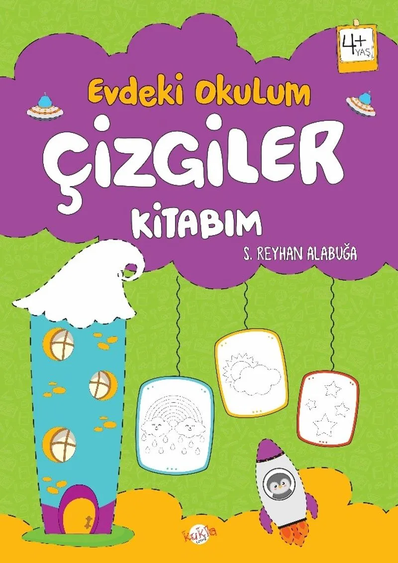 Evdeki Okulum Çizgiler Kitabım 4+Yaş