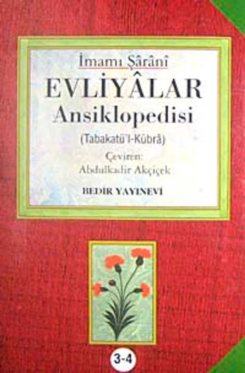 Evliyalar Ansiklopedisi Tabakat'ül-Kübra (2 Kitap 4 Cilt)
