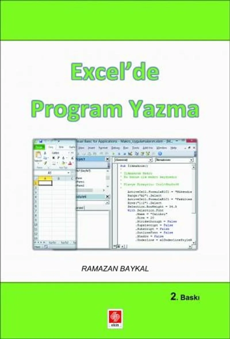 Excel'de Program Yazma