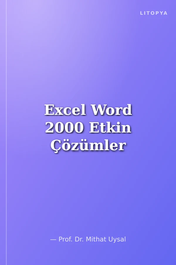 Excel Word 2000 Etkin Çözümler