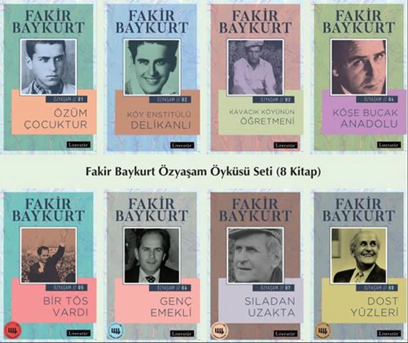 Fakir Baykurt Özyaşam Öyküsü Seti (8 Kitap)