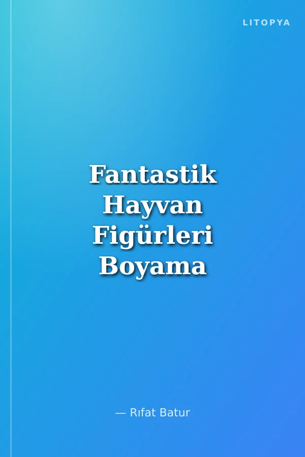 Fantastik Hayvan Figürleri Boyama Kitabı